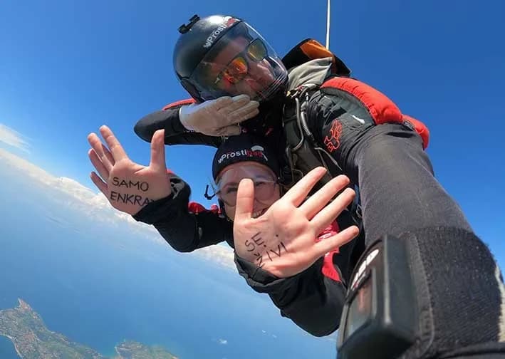 skok s padalom - samo enkrat se živi