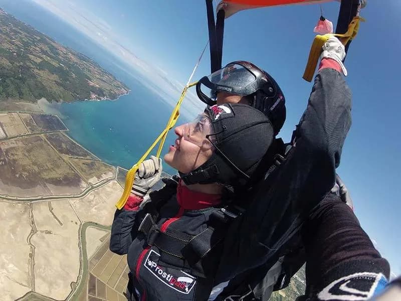 vožnja padala - skok s padalom v tandemu