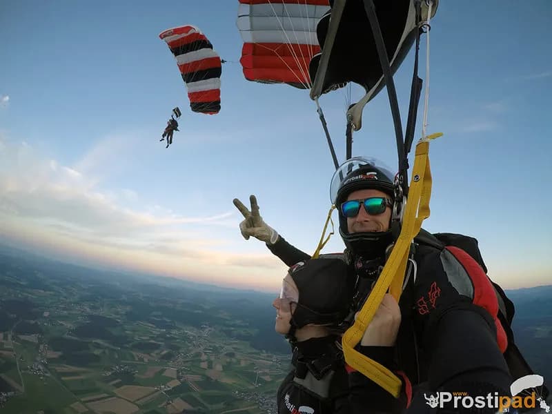 Tandemski skok - vožnja padala